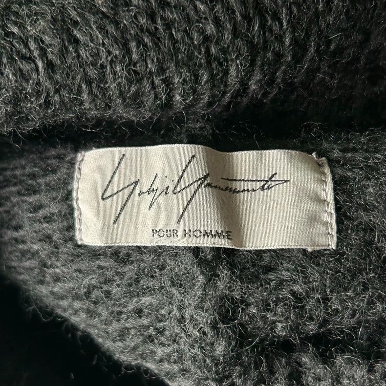 Yohji Yamamoto Yohji Yamamoto Yohji Yamamoto Knitted Wool Coat with Belt Size US M / EU 48-50 / 2 - 4 Thumbnail