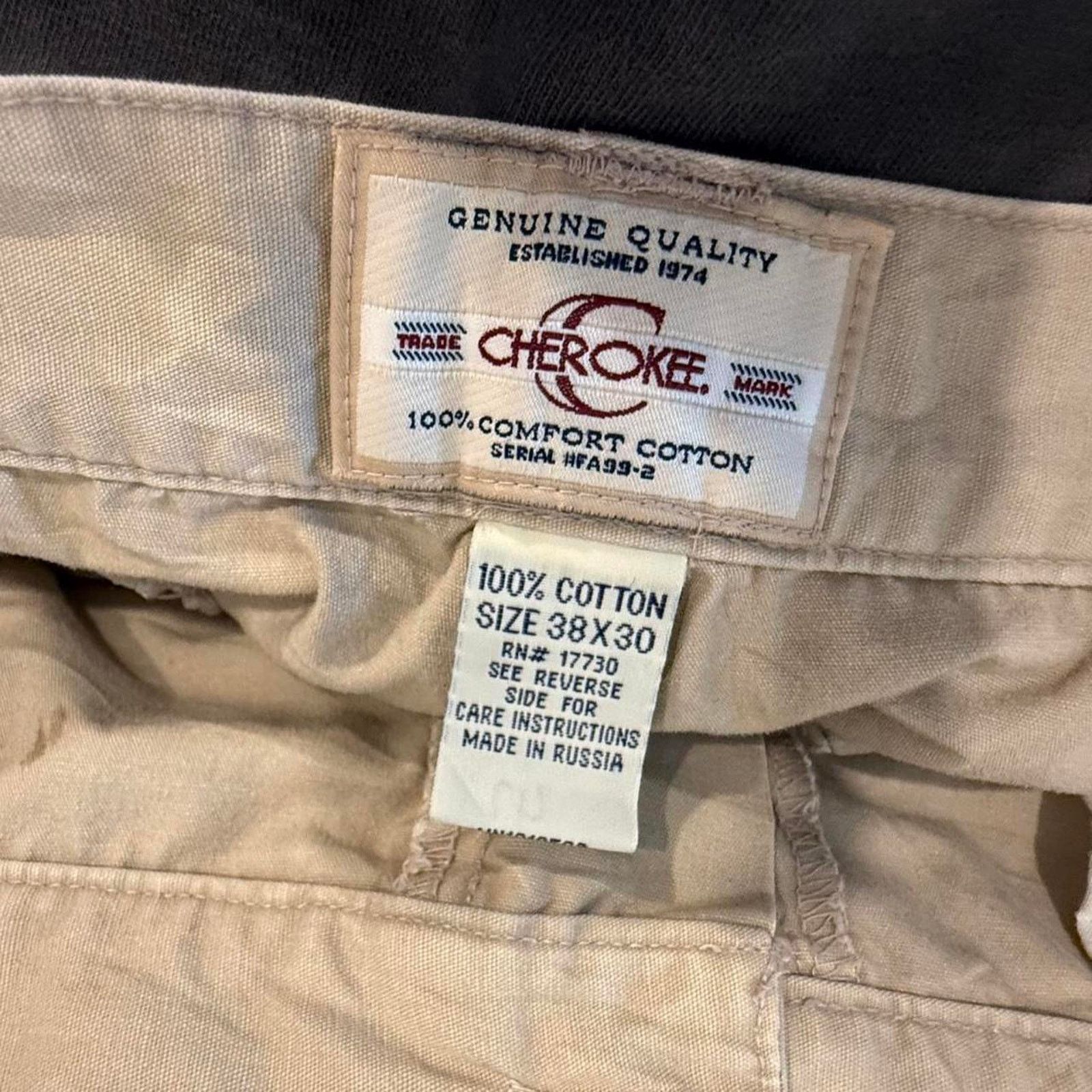 Cherokee Baggy y2k cherokee zip off cream cargo pants Size US 38 / EU 54 - 5 Thumbnail
