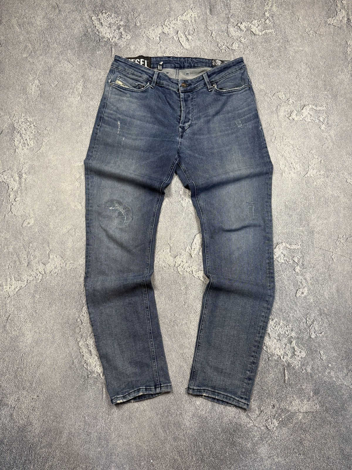 Diesel Vintage Y2K Diesel jeans denim faded stretwear style size 36 Size 25" / US 0 / IT 36 - 1 Thumbnail