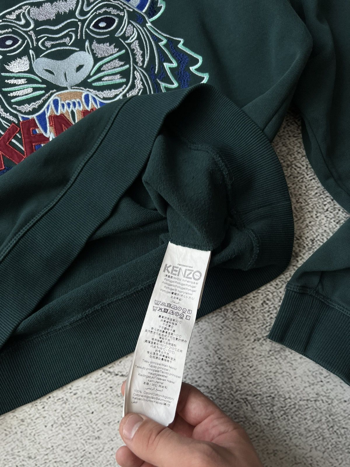 Kenzo 🐯 Kenzo Green Tiger Sweatshirt Size M Size US M / EU 48-50 / 2 - 7 Thumbnail