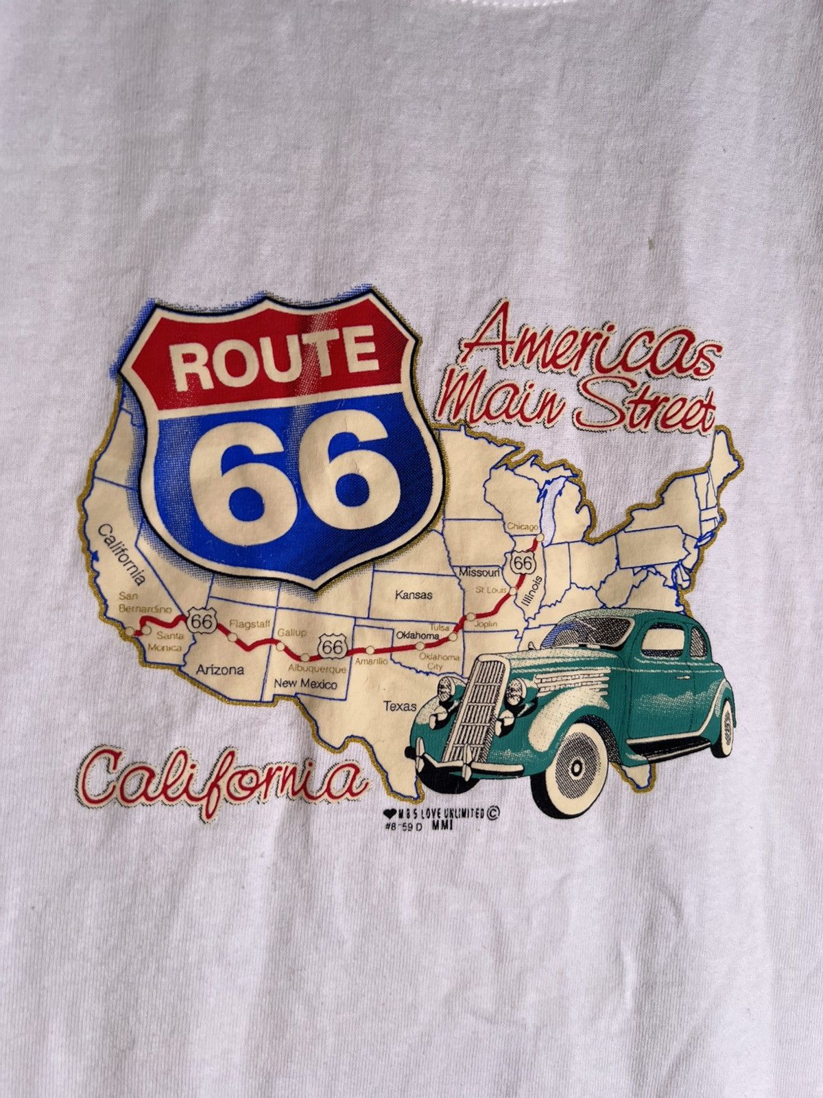 Vintage 90’s 2000’s Y2K VTG Vintage Route 66 California Retro Shirt Size US XL / EU 56 / 4 - 5 Thumbnail