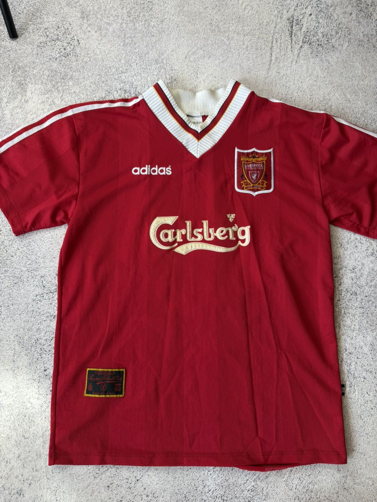 Adidas Liverpool Home Football Shirt 1995/96 Vintage XL Adidas Size US XL / EU 56 / 4 - 7 Thumbnail