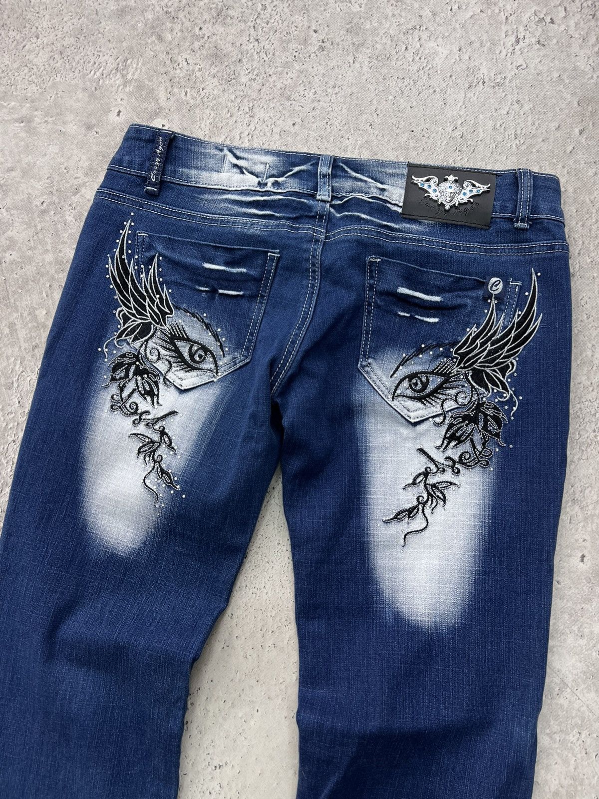 If Six Was Nine × Japanese Brand × Vintage Super Flared Jeans Vintage Japanese Jean distressed Size US 30 / EU 46 - 4 Thumbnail