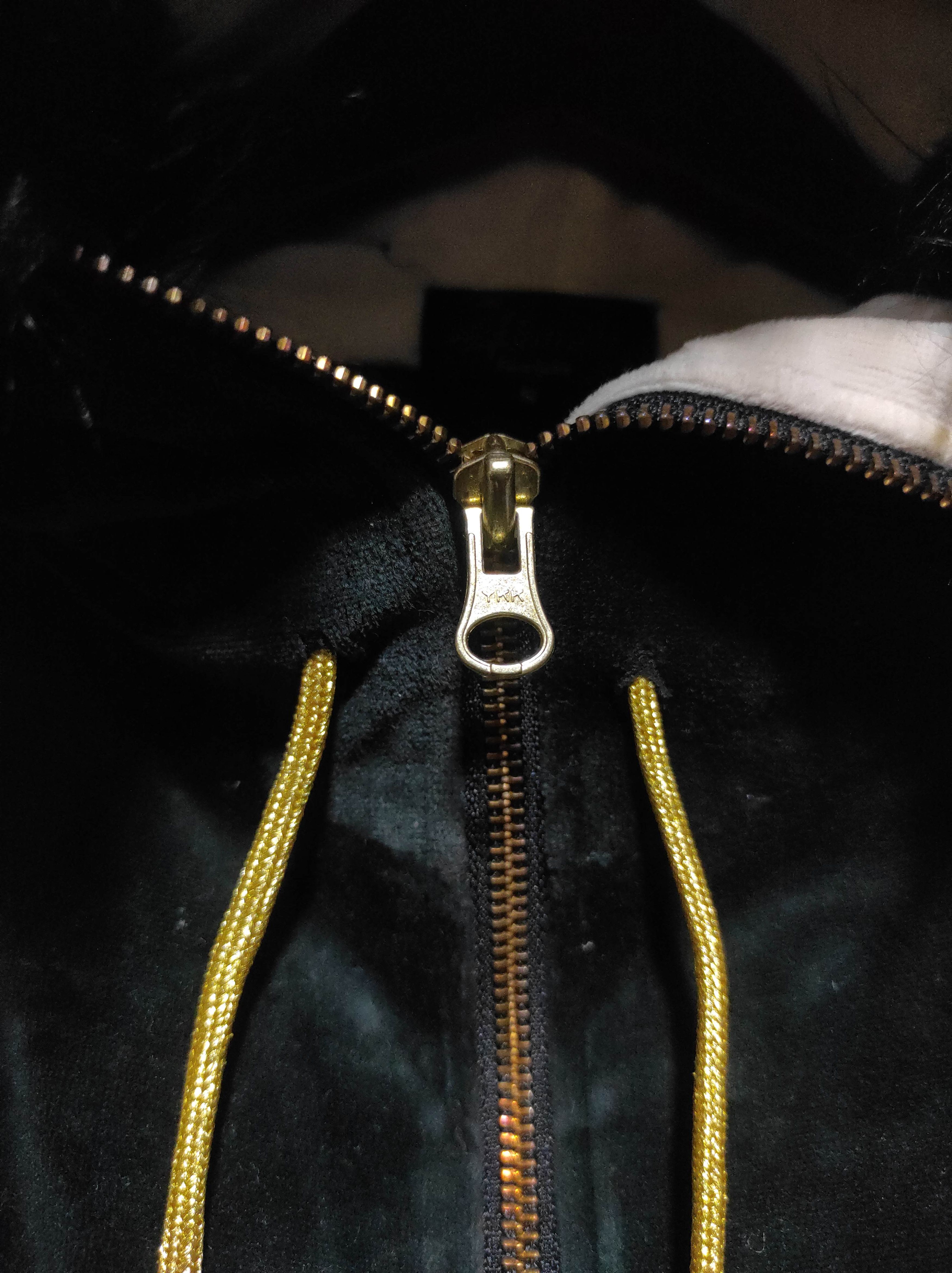 If Six Was Nine 24 Karats velvet Zipper Fur Hoodie IfSixWasNine LGB style Size S / US 4 / IT 40 - 12 Thumbnail