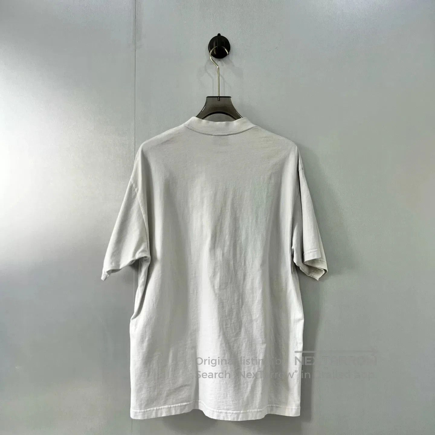 Balenciaga Balenciaga White Blue Short Sleeve T-shirt. Size US S / EU 44-46 / 1 - 2 Thumbnail