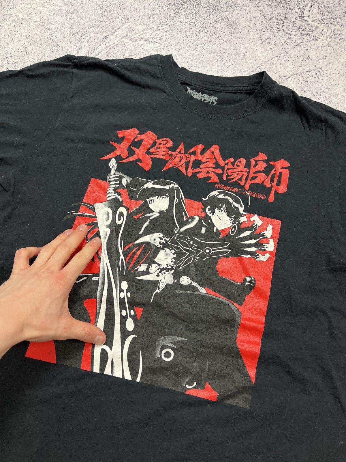 Anime × Cartoon Network × Vintage Vintage Anime Graphic T Shirt Twin Star Exorcists Cartoon Size US XL / EU 56 / 4 - 6 Thumbnail