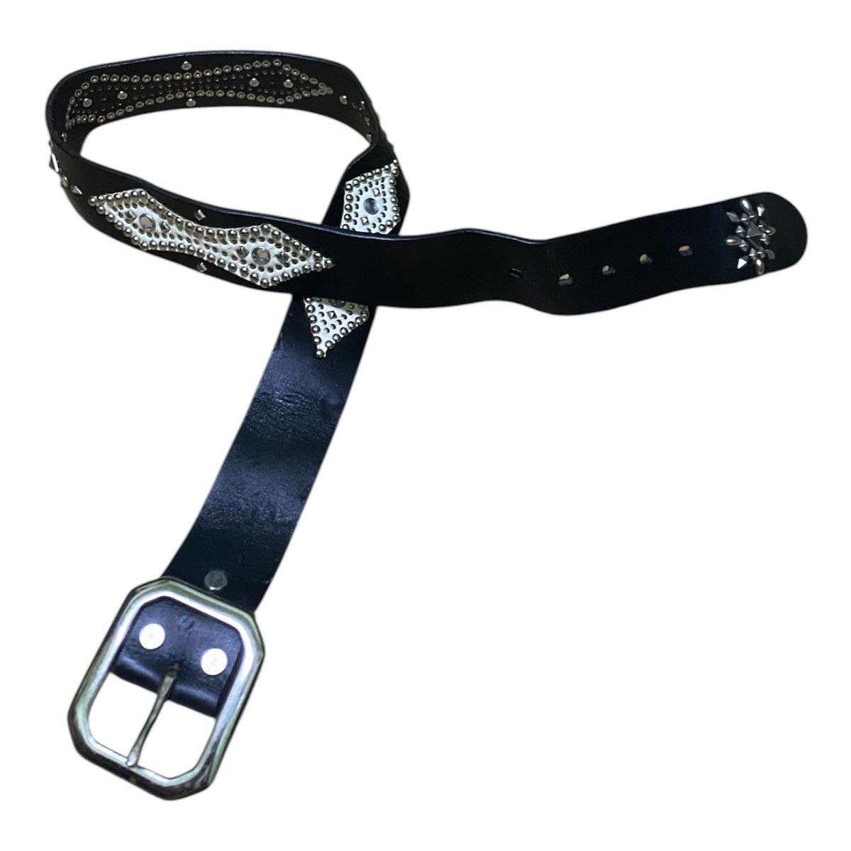Murder License MURDER LICENSE Leather Studded Belt Size ONE SIZE - 3 Thumbnail