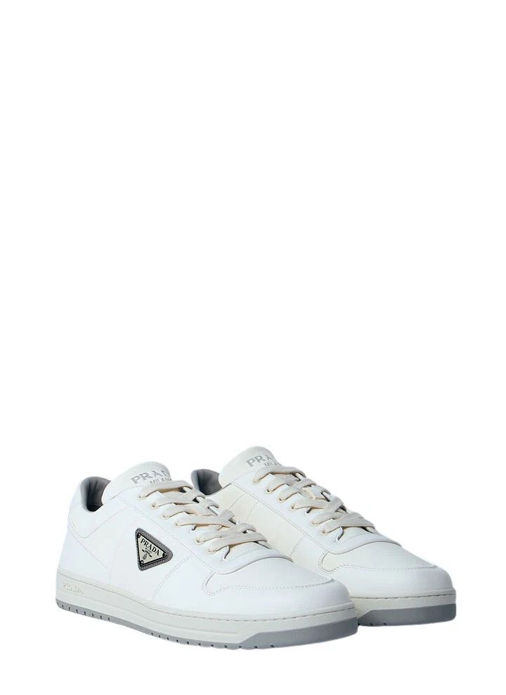 Prada PRADA Downtown $1120 Ivory Leather Sneakers New & Authentic Size US 11 / EU 44 - 1 Thumbnail