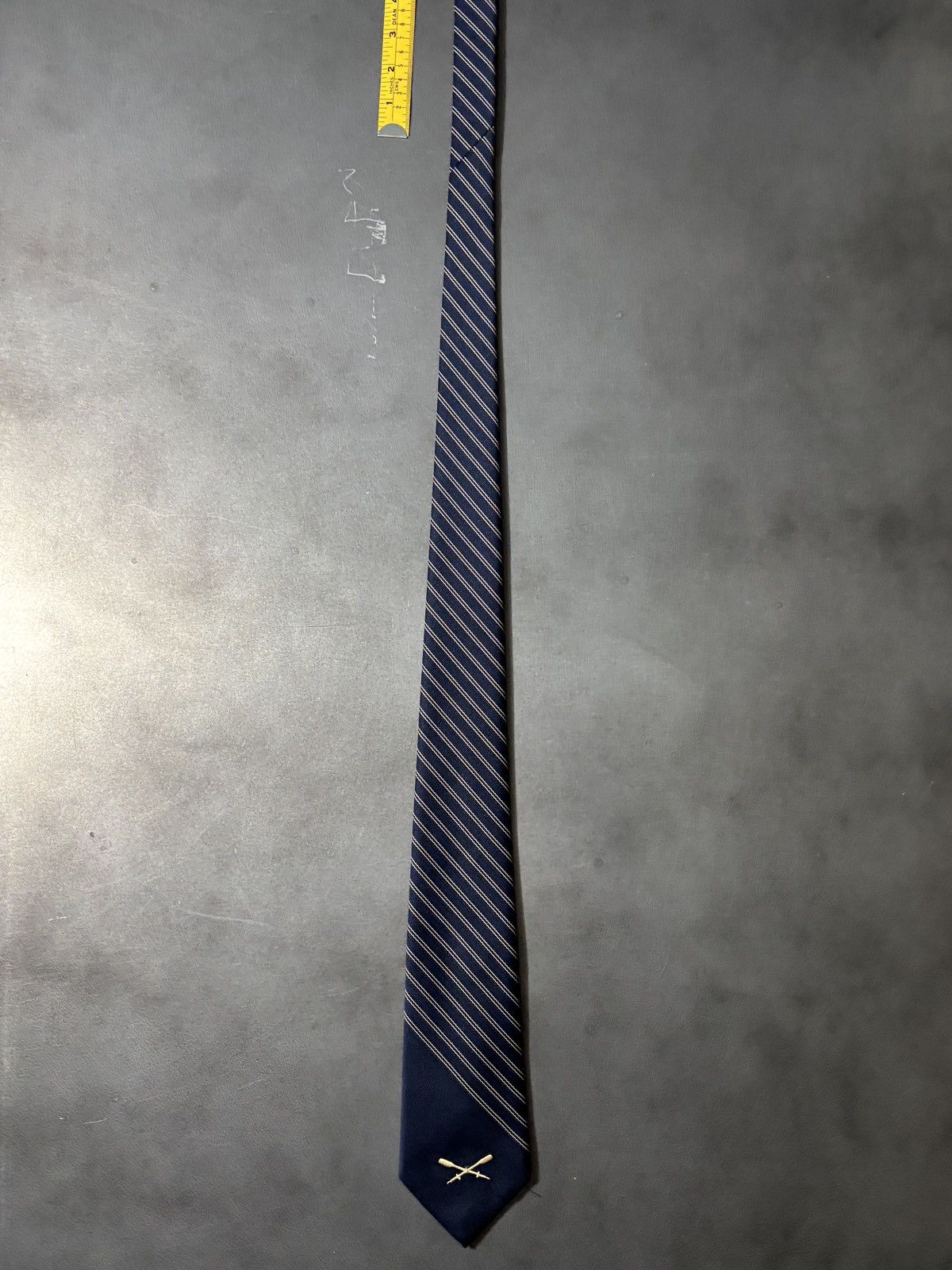 Vintage Vintage Sherman's Cravats Neck Tie Stripe Rowing Preppy Polo Size ONE SIZE - 4 Thumbnail