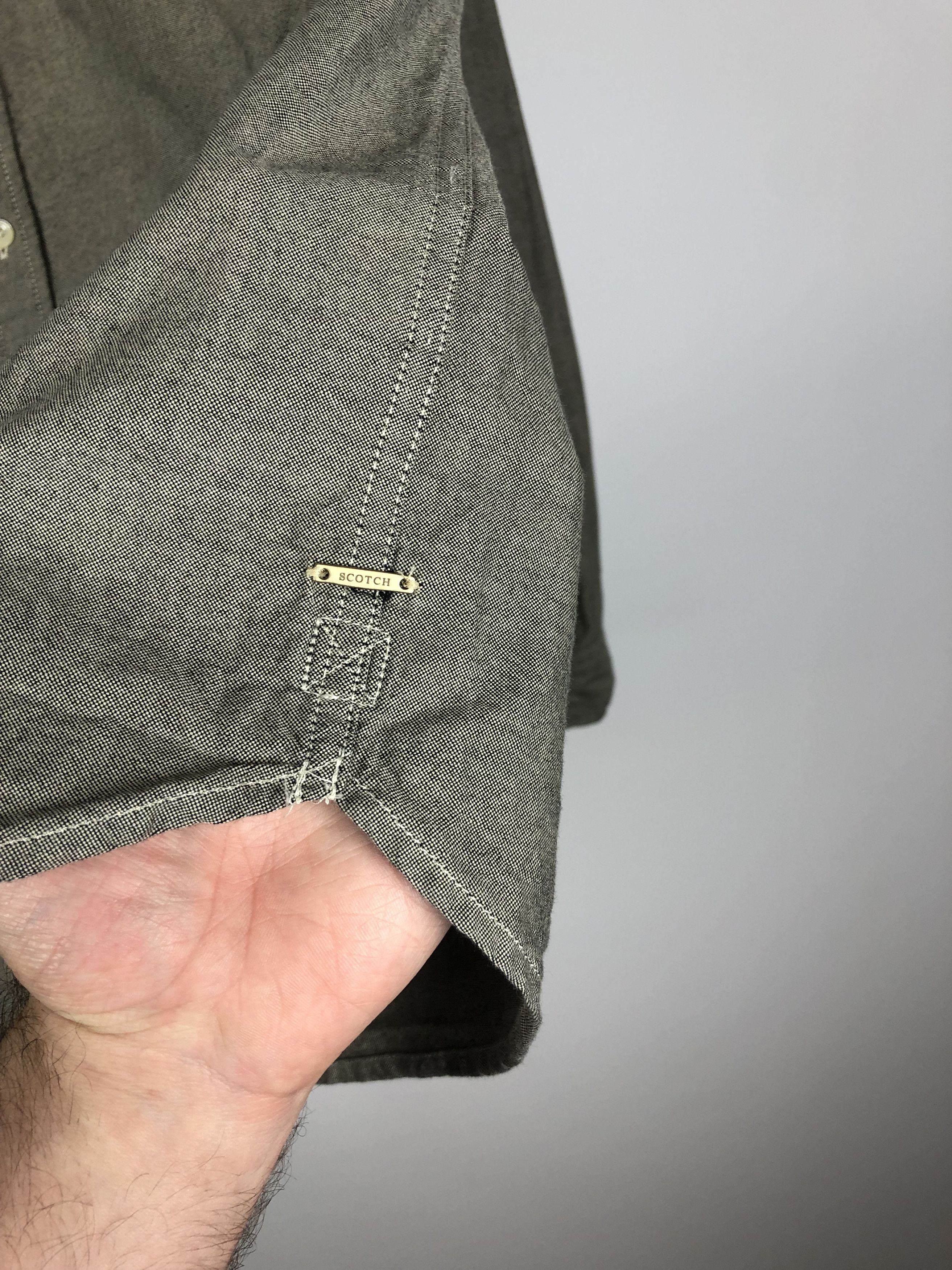 Scotch & Soda Scotch & Soda Amsterdam Blauw Shirt Regular Fit Gray size L Size US L / EU 52-54 / 3 - 7 Thumbnail