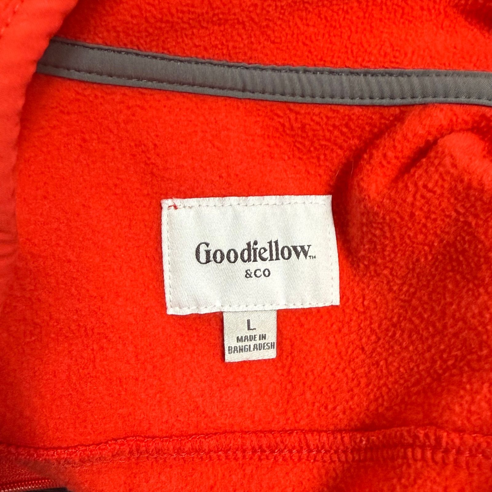 Other Goodfellow & Co Red Quarter Zip Fleece | Sz L Size US L / EU 52-54 / 3 - 6 Thumbnail