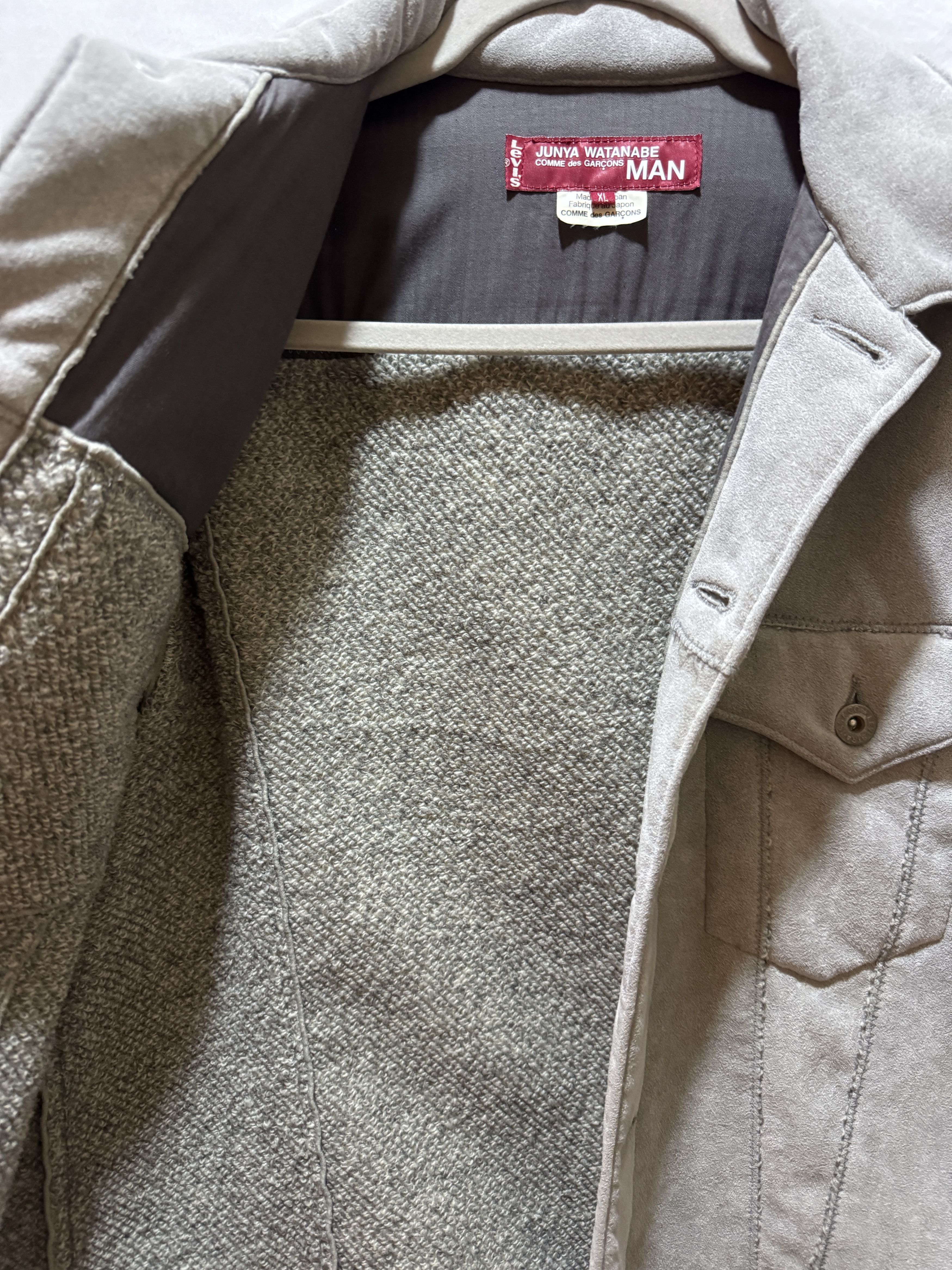 Junya Watanabe × Levi's Suede Jacket Size US XL / EU 56 / 4 - 7 Thumbnail