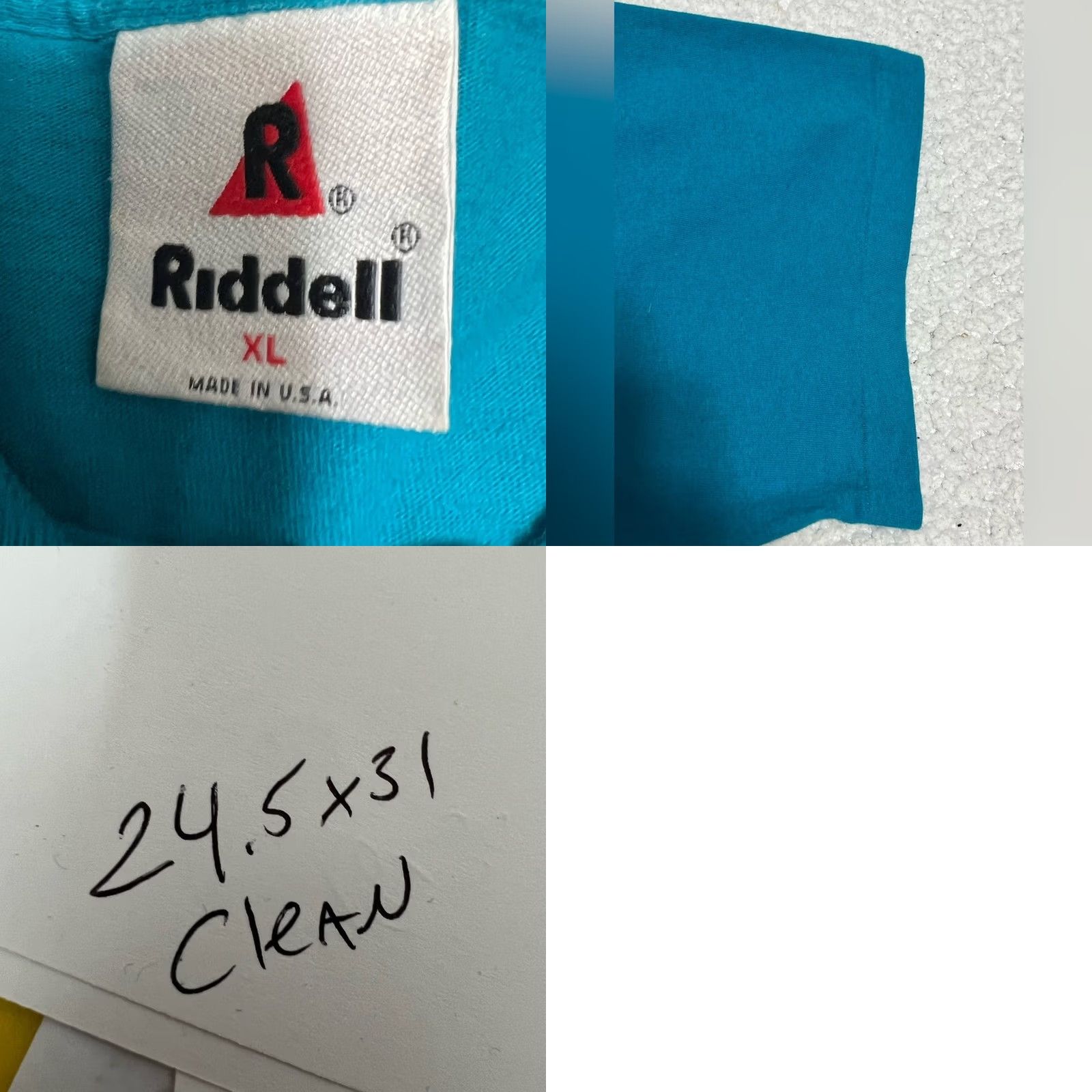 Riddell VINTAGE 1994 Jacksonville Jaguars Shirt Riddell SZ XL Banned Logo Men XL Blue Regular Size Adult Formal? Size US XL / EU 56 / 4 - 8 Thumbnail