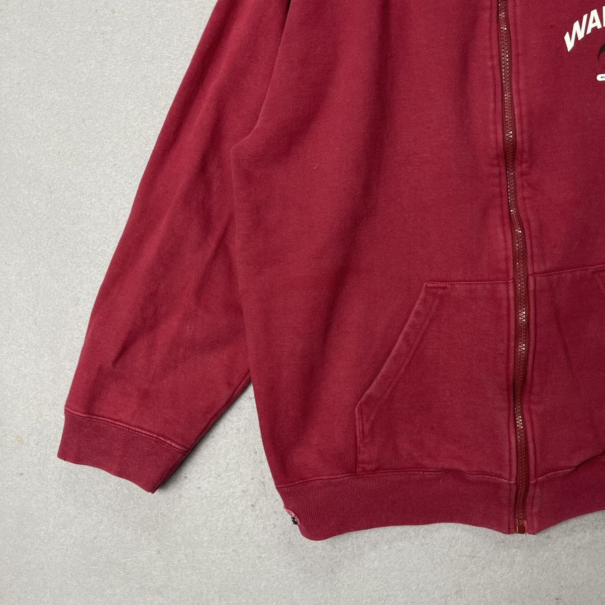 Japanese Brand Y2K Warning Street Gear Full Zip Hoodie (Size Large) Size US L / EU 52-54 / 3 - 7 Thumbnail