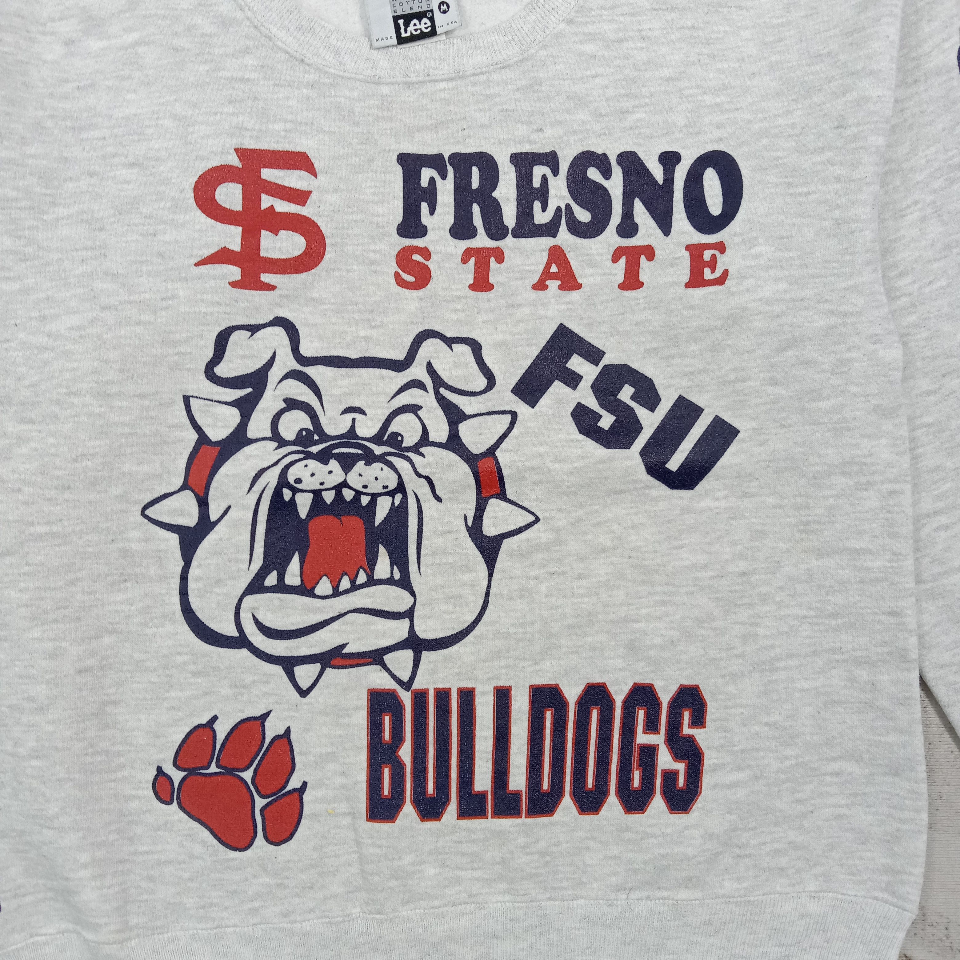 Japanese Brand 90's Fresno State Bulldogs Football team Sweatshirt C271N12 Size US M / EU 48-50 / 2 - 2 Thumbnail