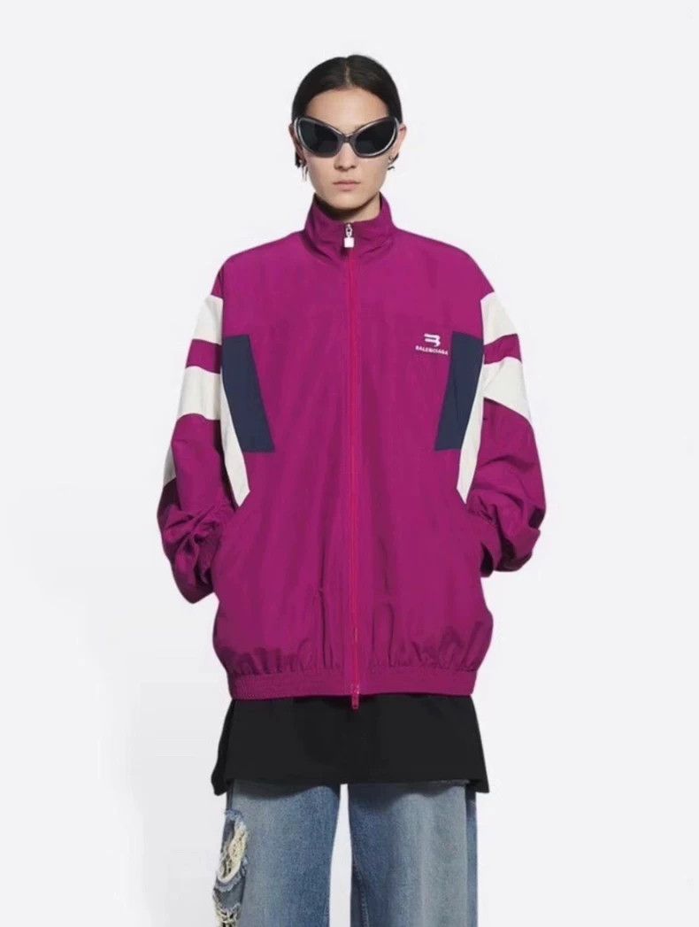 Balenciaga Balenciaga 22ss SportyB embroidered pink and black color-bl Size XS / US 0-2 / IT 36-38 - 2 Thumbnail