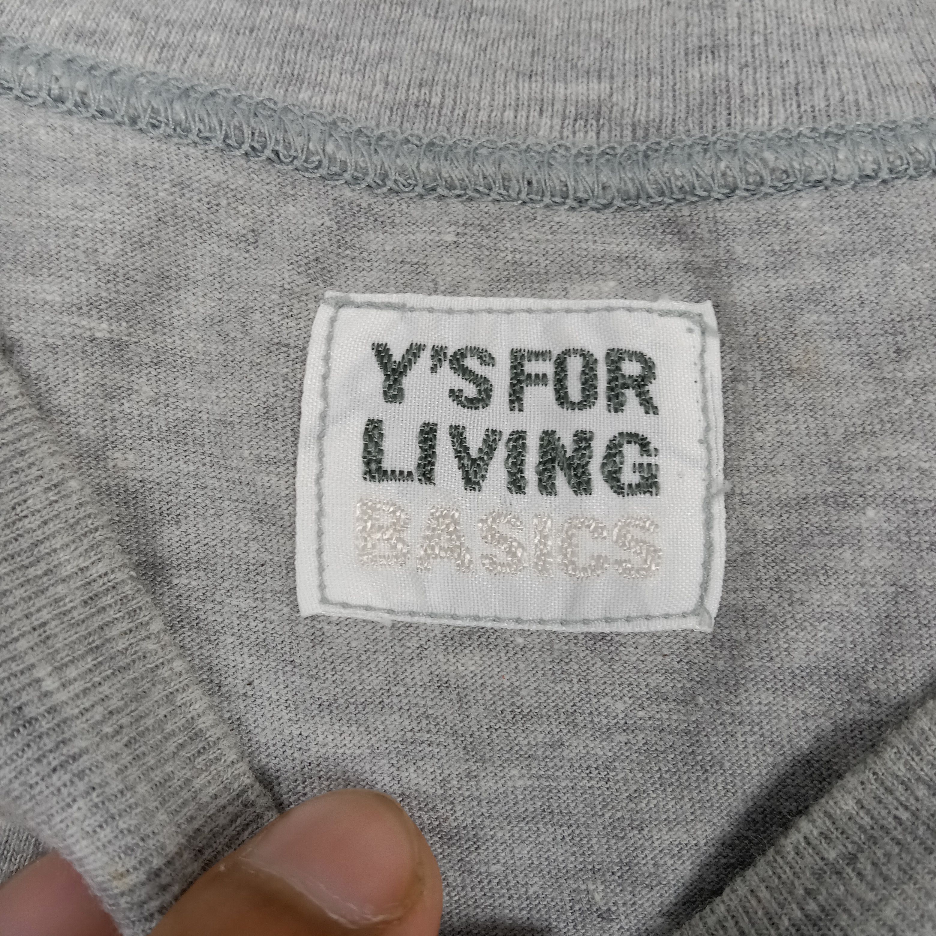 Yohji Yamamoto Y's For Men by Yohji Yamamoto Japanese Tshirt C285N42 Size US L / EU 52-54 / 3 - 3 Thumbnail