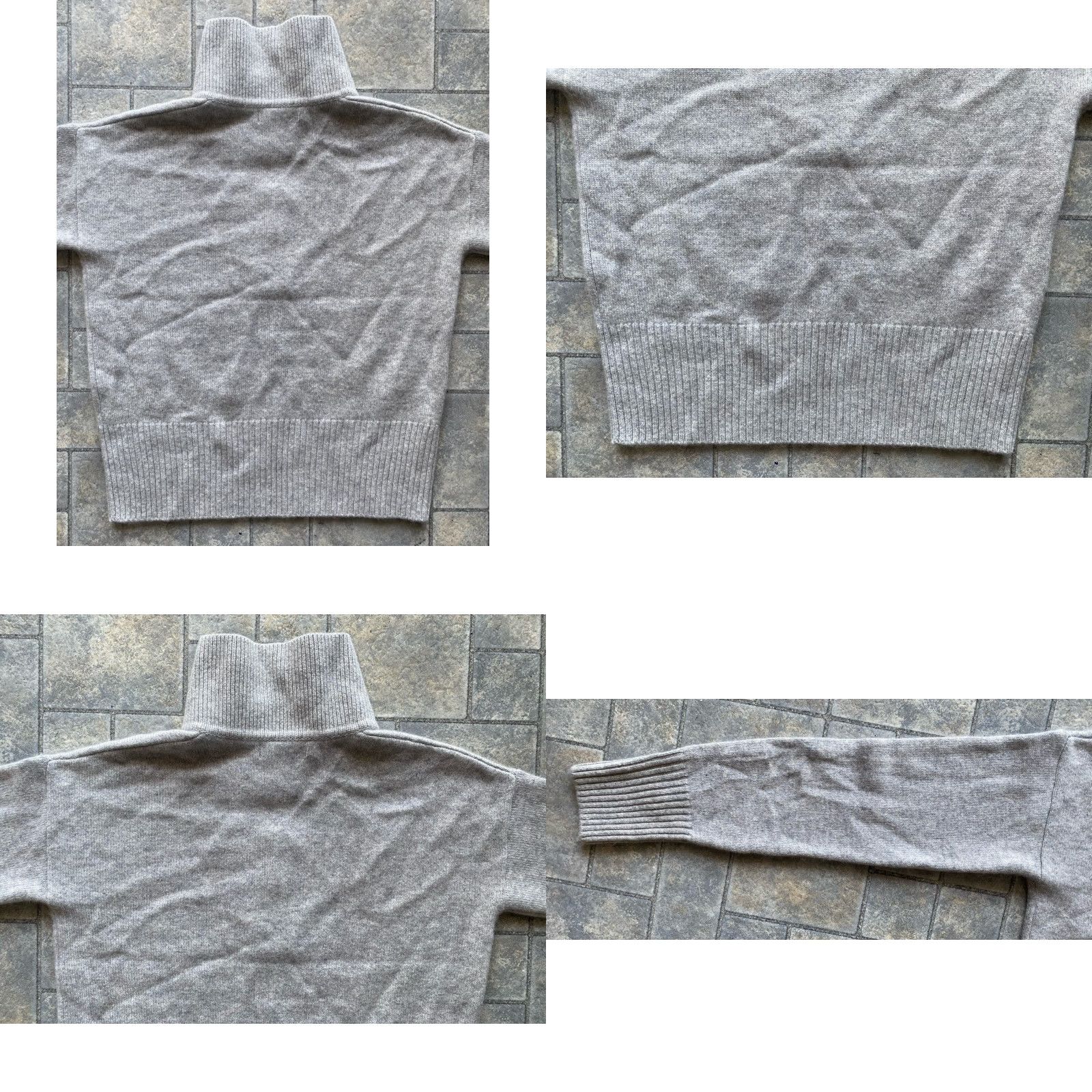 Banana Republic VINTAGE Banana Republic WOMENS XS 100% Cashmere Polo Sweater Light Grey NWT 00 Size XS / US 0-2 / IT 36-38 - 10 Thumbnail