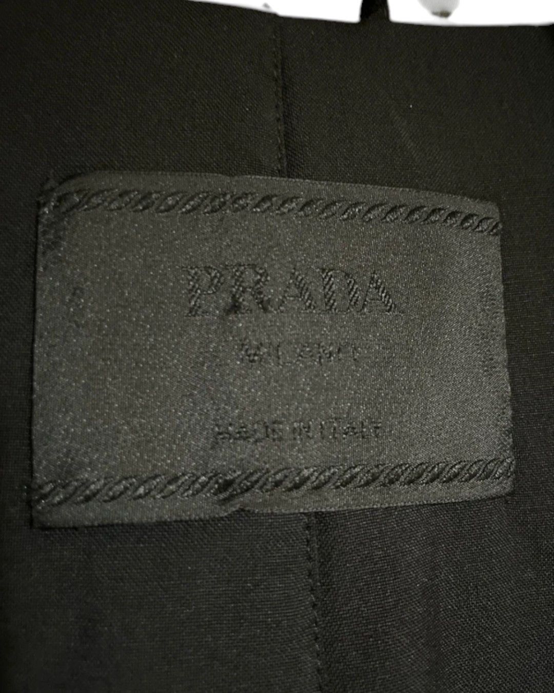 Prada S/S 1999 BELTED DOUBLE BREASTED NYLON COAT Size US L / EU 52-54 / 3 - 4 Thumbnail