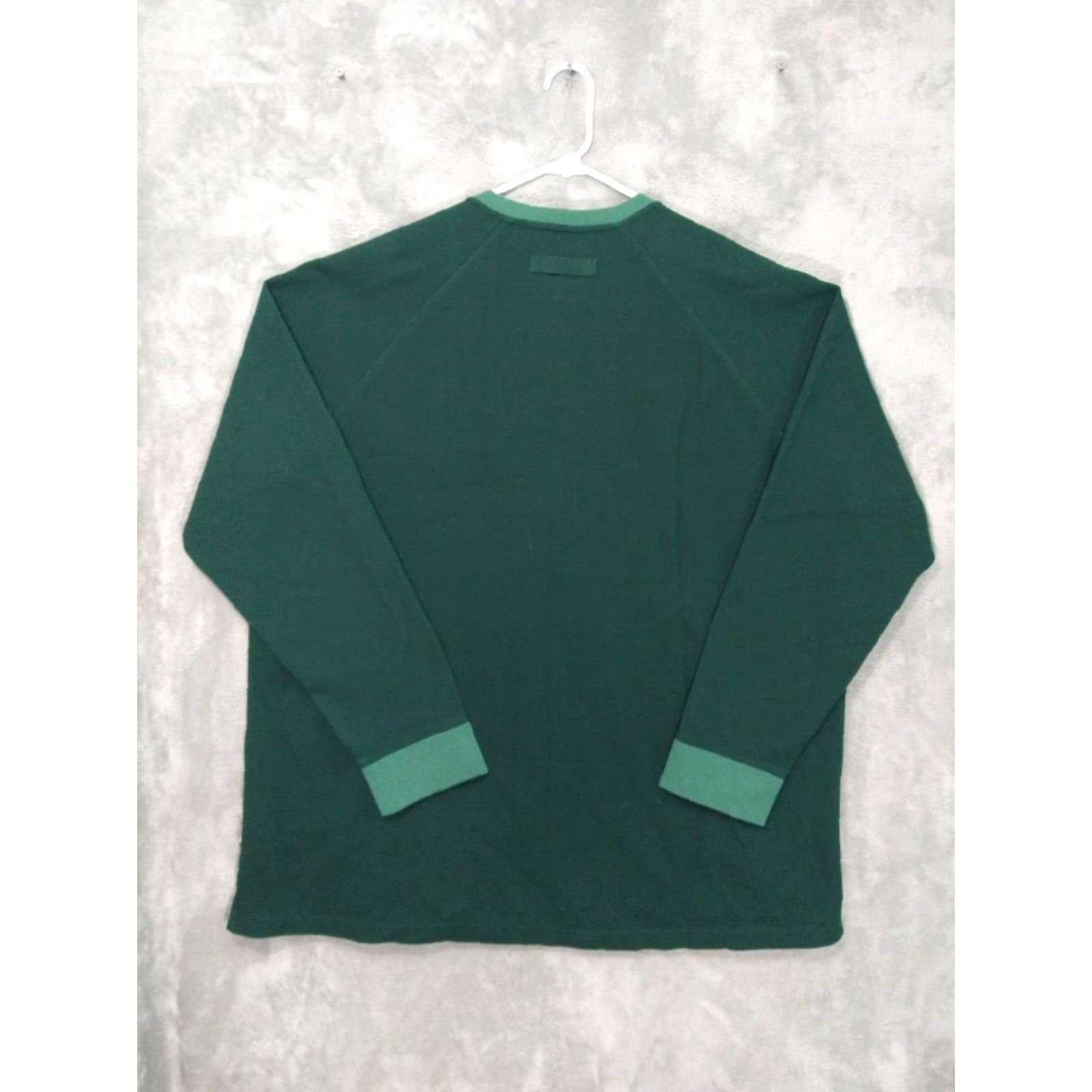 Duluth Trading Company Duluth Trading Shirt Mens 2XL Green Doubletime Knit Long Sleeve Henley Pocket Size US XXL / EU 58 / 5 - 2 Thumbnail