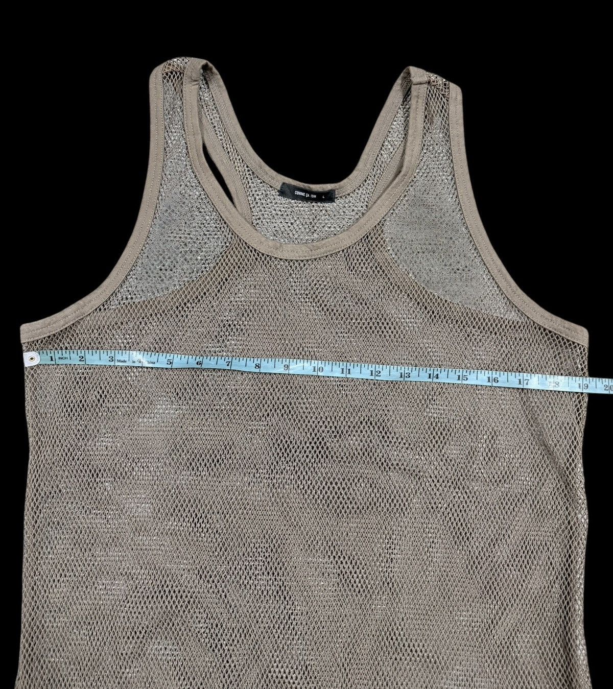 Le Grande Bleu (L.G.B.) Vtg🔥Comme Ca Ism Mesh Tank Top Shirt Size US L / EU 52-54 / 3 - 12 Thumbnail