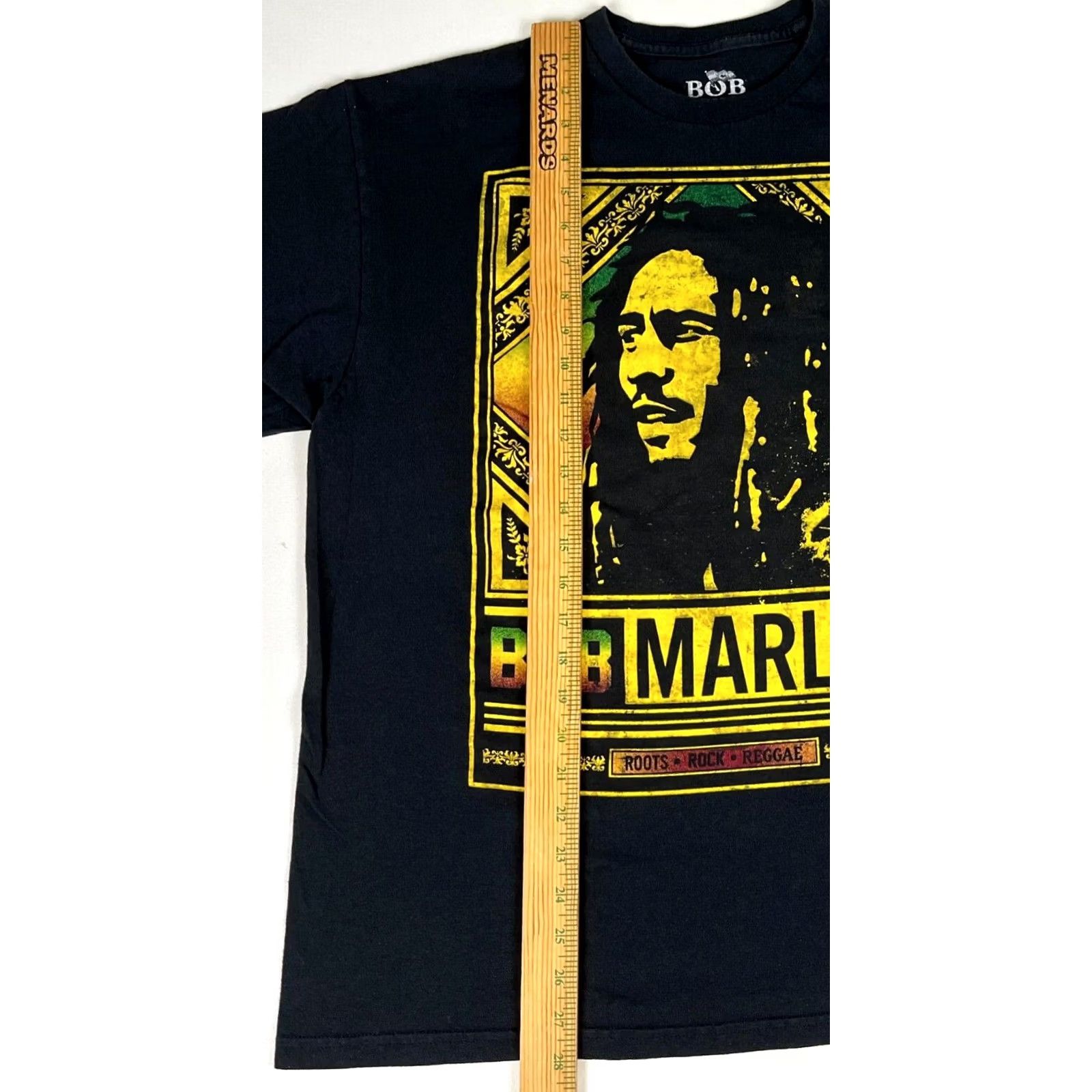 Vintage Bob Marley Men’s Vintage T-Shirt Roots Rock Reggae Size XL Black Short Sleeve Crew Neck Graphic Print Shirt Size US XL / EU 56 / 4 - 5 Thumbnail