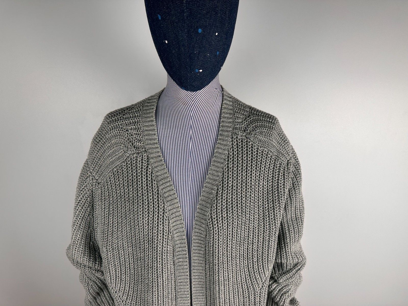 Allsaints All Saints Cardigan Womens Knitted Long Open Sweater Size L Size L / US 10 / IT 46 - 2 Thumbnail