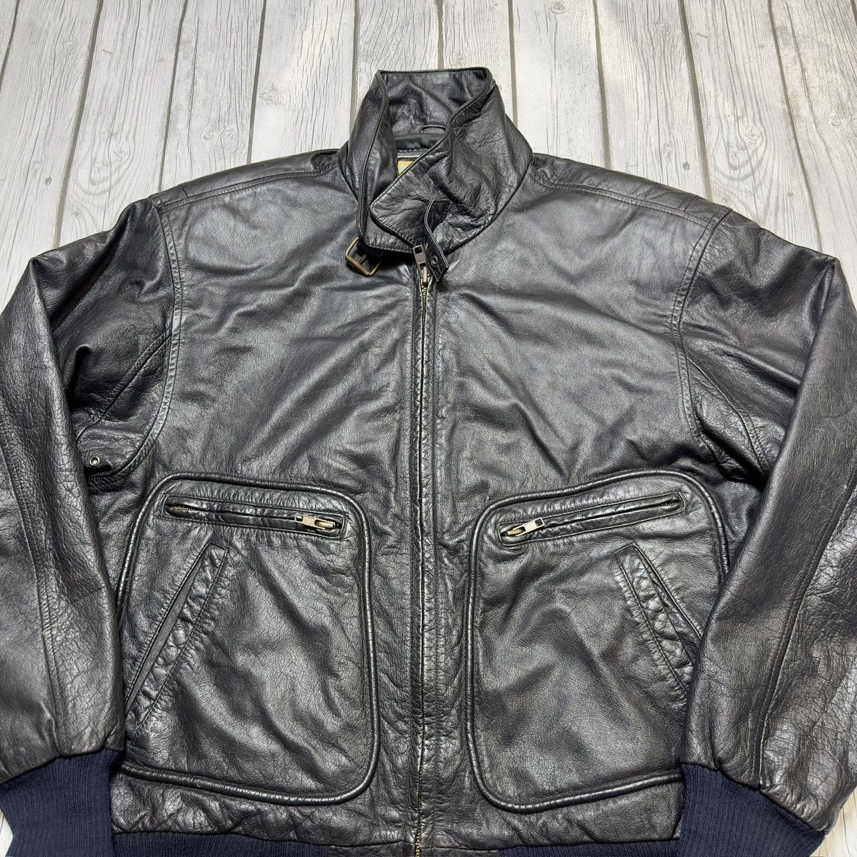 Vintage Vintage Stratojac leather jacket Size US M / EU 48-50 / 2 - 3 Thumbnail