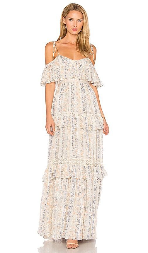 Other NEEDLE & THREAD Floral Stripe Maxi Dress size UK6/US2 Size XS / US 0-2 / IT 36-38 - 1 Thumbnail