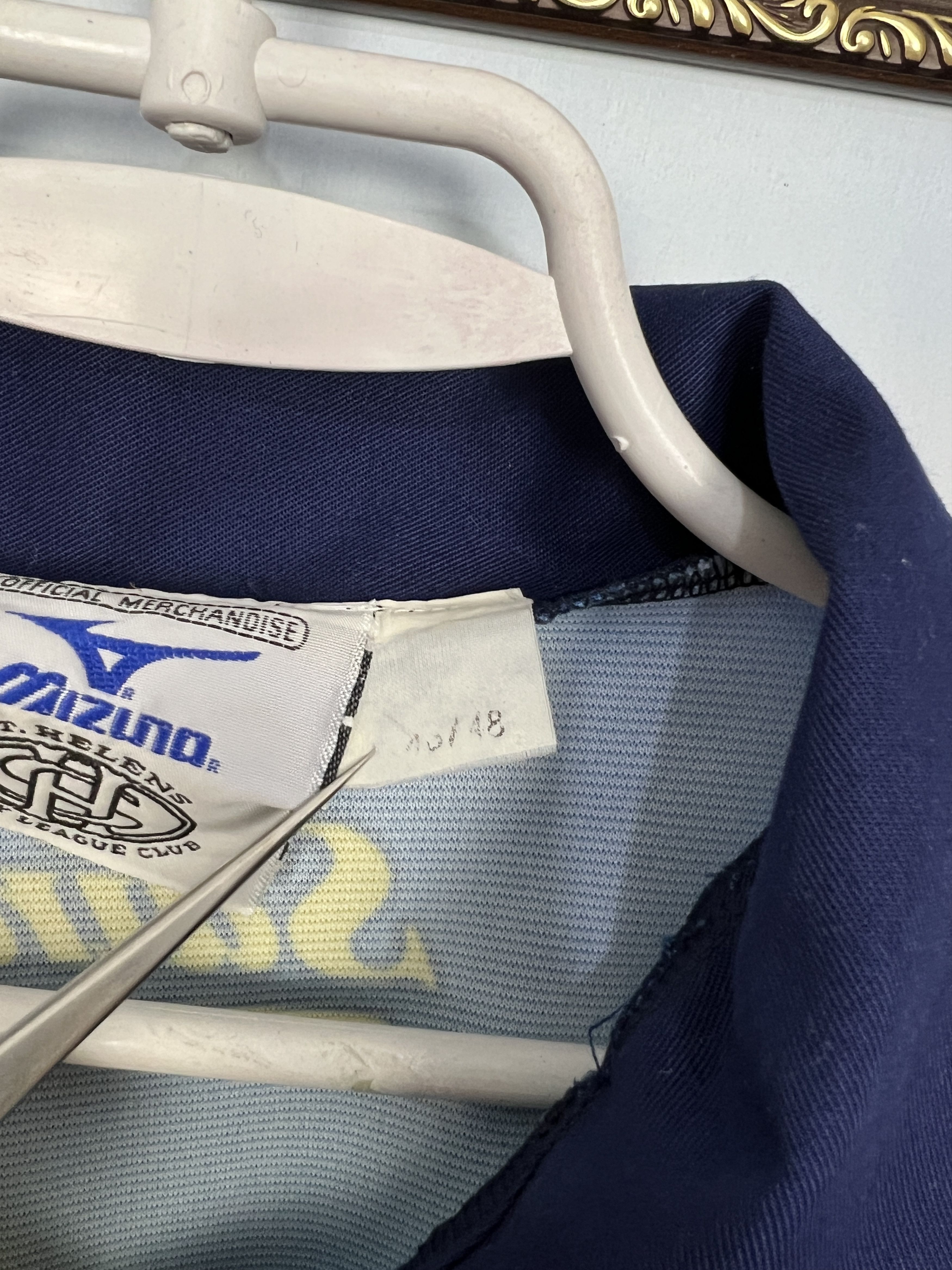 Mizuno Vintage 90's ST. Helens England Rugby League Jersey Mens Size US XL / EU 56 / 4 - 9 Thumbnail