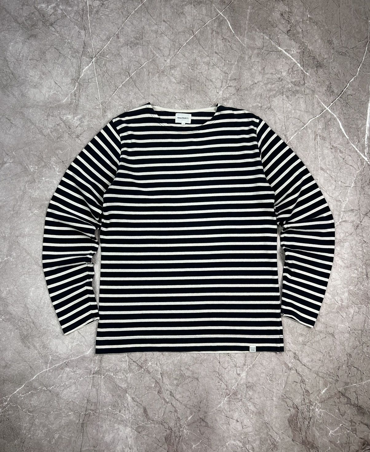 Norse Projects Norse Project Casual Basic Longsleeve Striped Streetwear Y2k Size US L / EU 52-54 / 3 - 1 Thumbnail