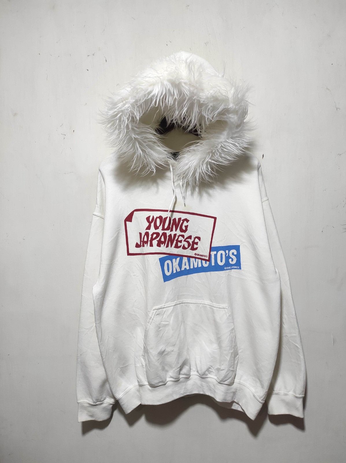 Vintage Okamoto's 90's Tokyo Boys Fur Hoodie Size US L / EU 52-54 / 3 - 2 Thumbnail
