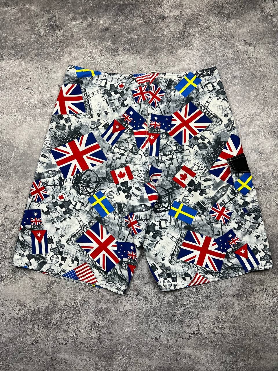 Quicksilver Vintage Quicksilver Swim Shorts Printed Flag Y2K 90S Surfing Size US 36 / EU 52 - 6 Thumbnail