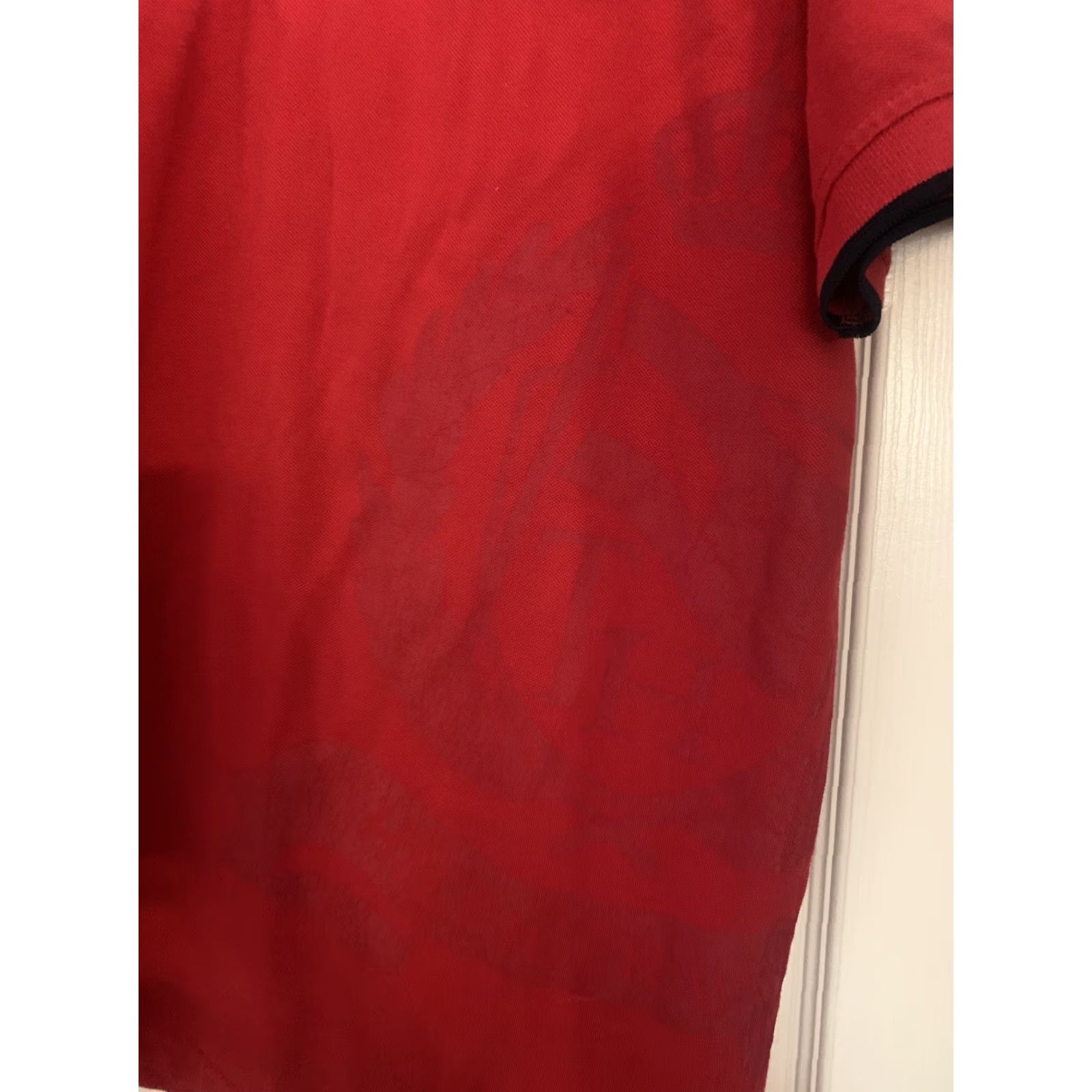 Tommy Hilfiger Tommy Hilfiger Mens XL Short Sleeve Polo Shirt Red Solid Size US XL / EU 56 / 4 - 2 Thumbnail