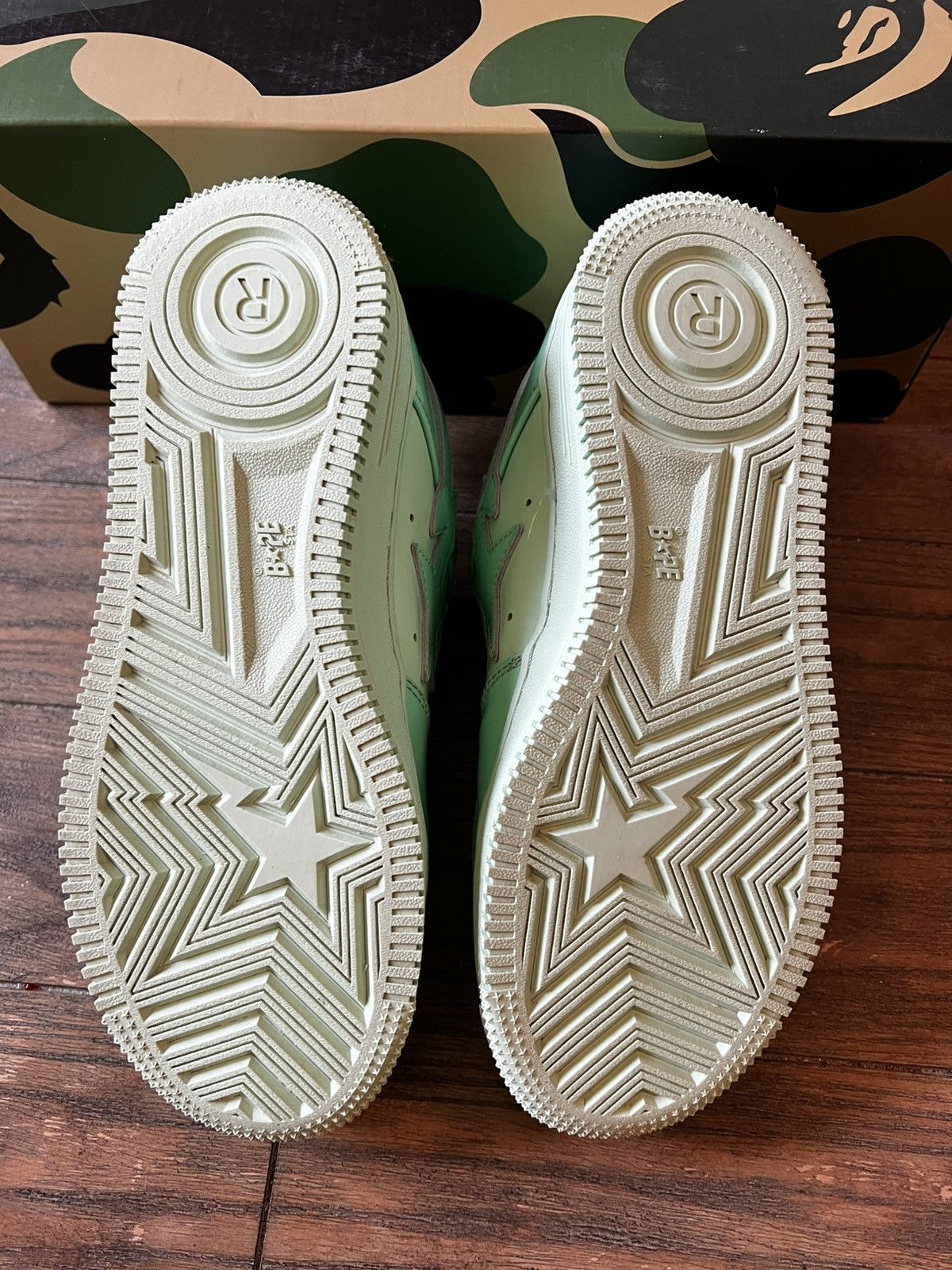 Bape Wnms BAPESTA green trainers Size US 6 / IT 36 - 9 Thumbnail