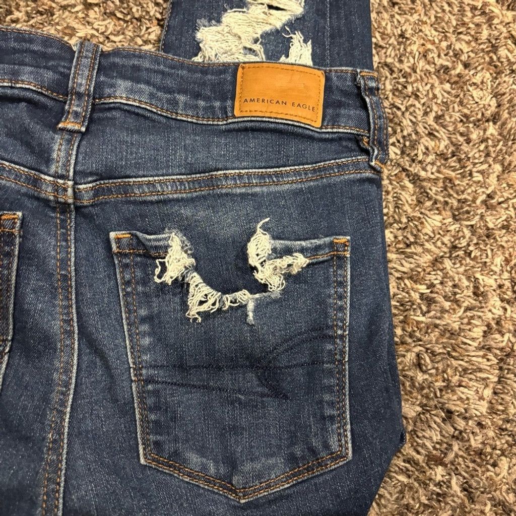 American Eagle Outfitters Women’s American Eagle Outfitters High Rise Jegging Jeans Size 27" / US 4 / IT 40 - 2 Thumbnail