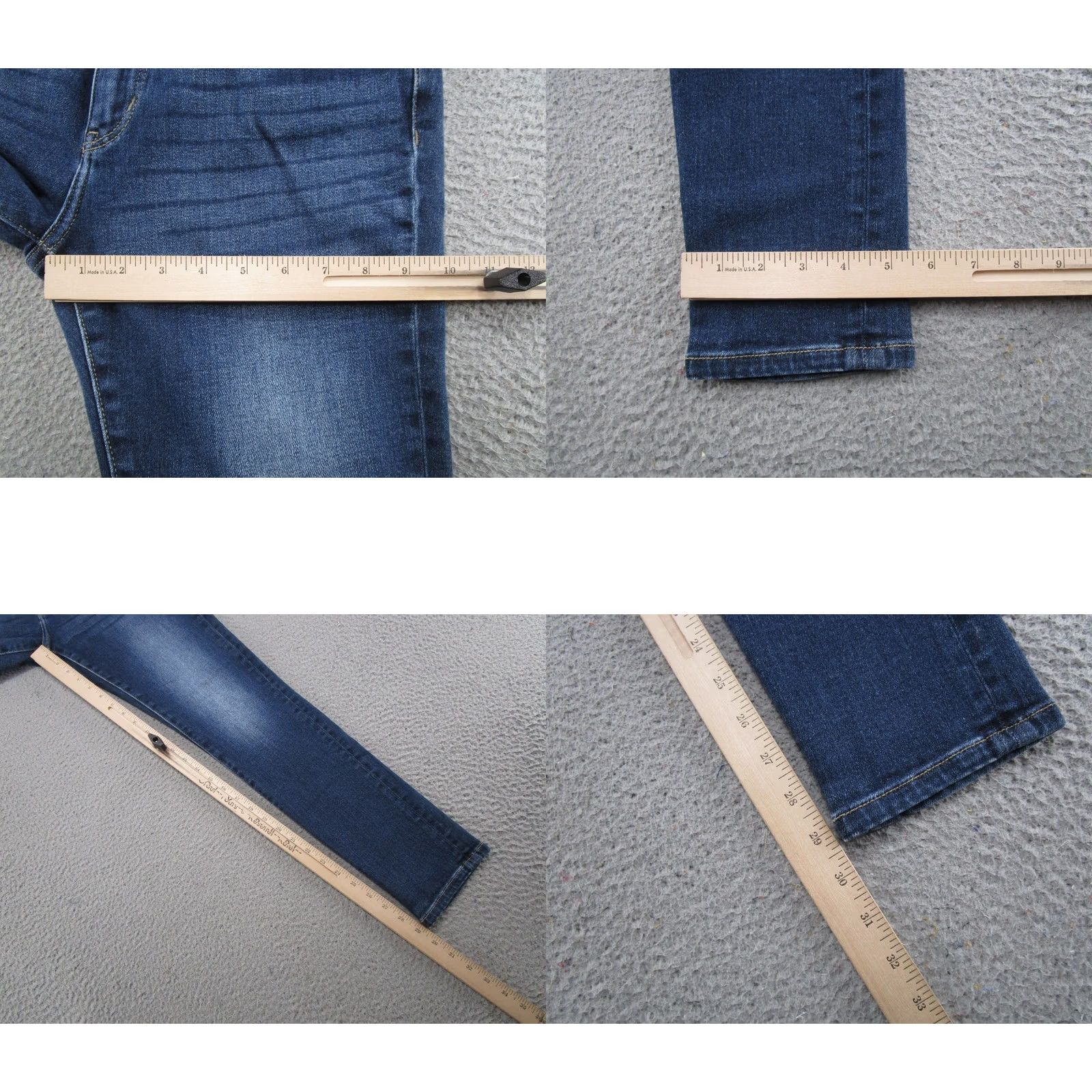 Vintage BKE Buckle Jeans Women 5-Pocket Skinny Denim Stretch Blue Size 29 Regular XS Size 29" - 8 Thumbnail