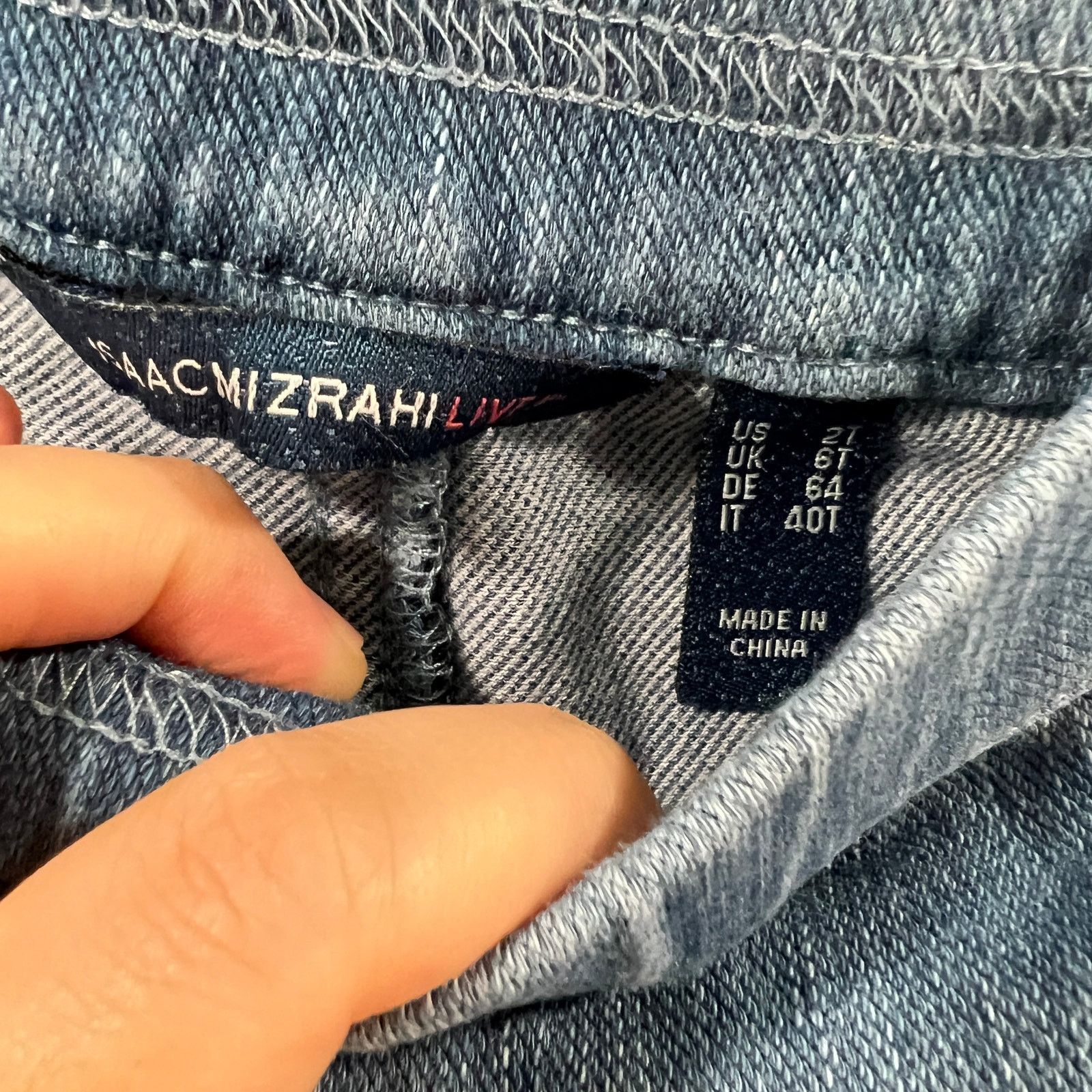 Other Isaac Mizrahi Live! Tall Knit Denim Pull On Bermuda Size 26" / US 2 / IT 38 - 3 Thumbnail