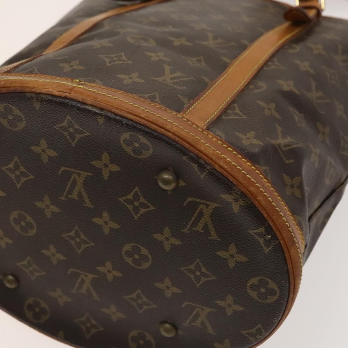Louis Vuitton LOUIS VUITTON Monogram Bucket GM Shoulder Bag M42236 Size ONE SIZE - 15 Thumbnail