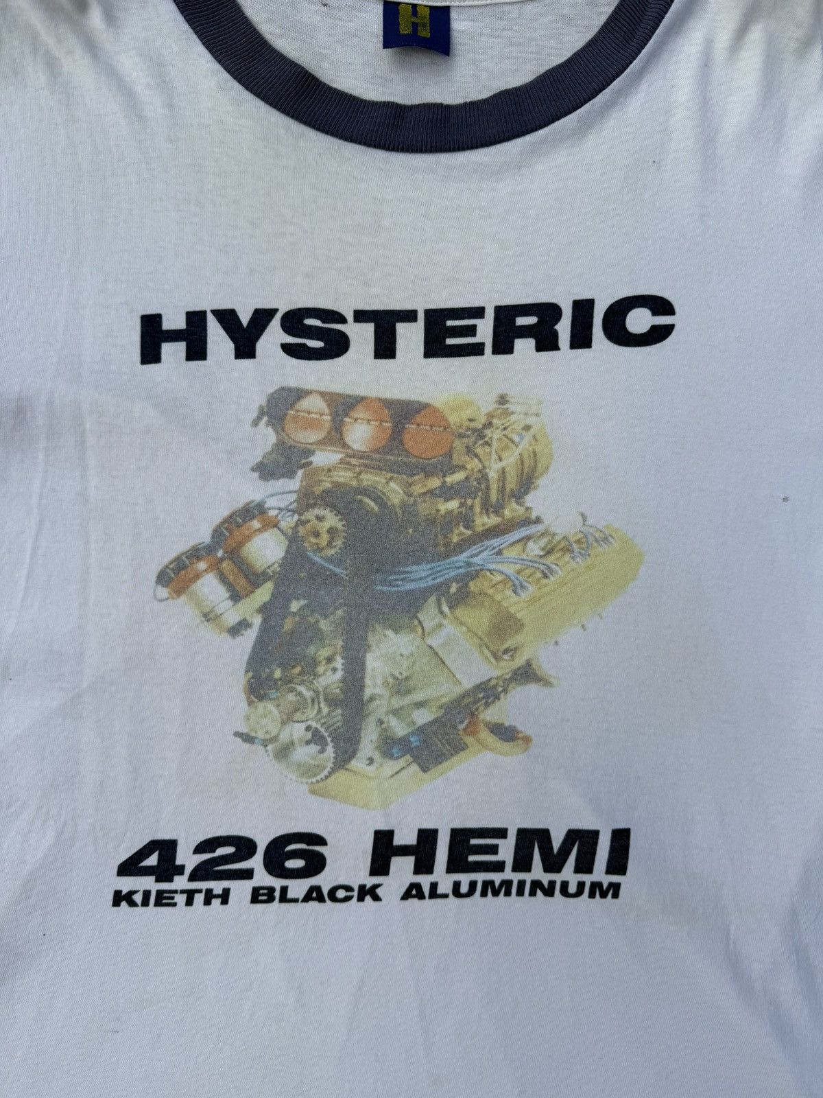 Hysteric Glamour Vintage Hysteric Glamour 426 Hemi Ringer Tee Size US L / EU 52-54 / 3 - 3 Thumbnail