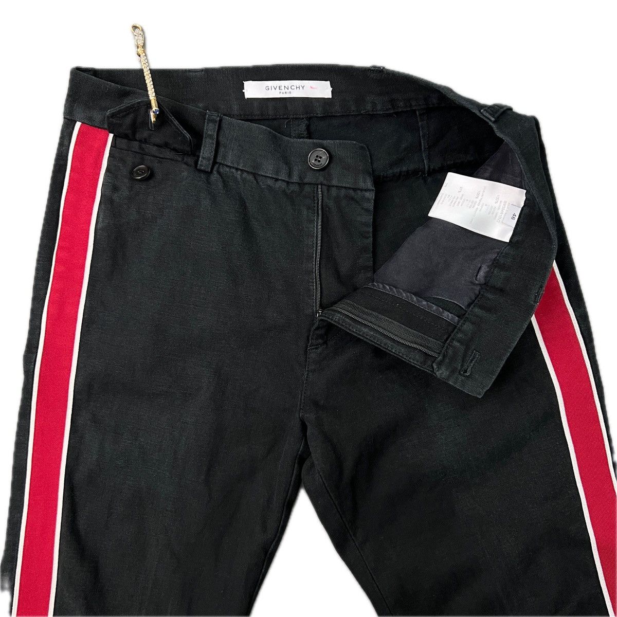 Givenchy GIVENCHY Pinstripe Pants Size US 30 / EU 46 - 3 Thumbnail