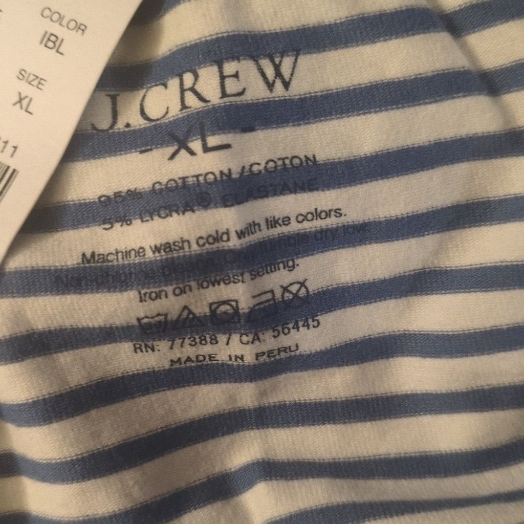 J.Crew J. Crew blue white striped boxer briefs size XL Size 30 - 3 Thumbnail