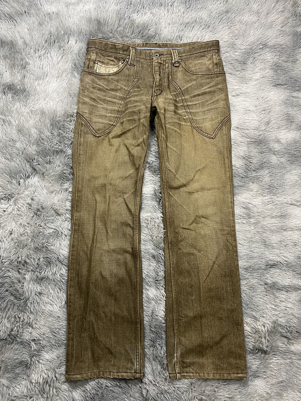 Japanese Brand Rare Nicole Club For Men Snake Pocket Jeans Size US 34 / EU 50 - 1 Thumbnail