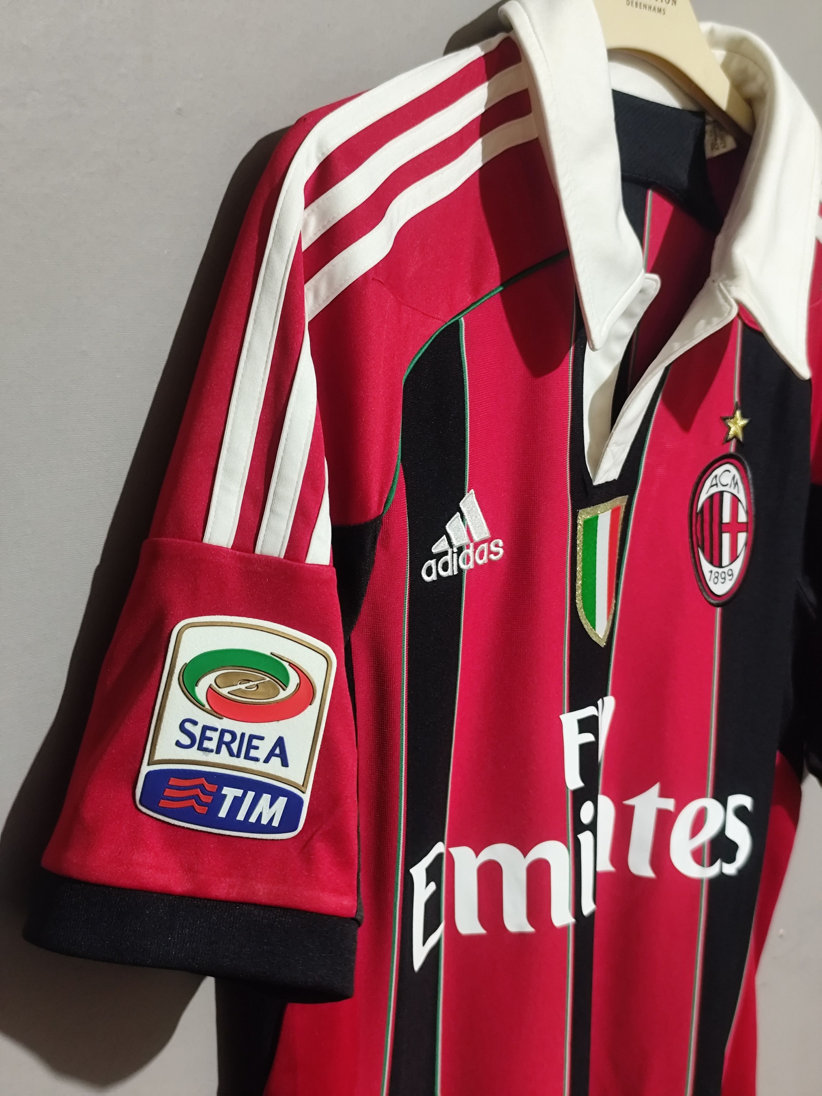 Adidas Adidas x AC Milan 2012/2013 #9 Inzaghi Home Jersey Size US S / EU 44-46 / 1 - 14 Thumbnail