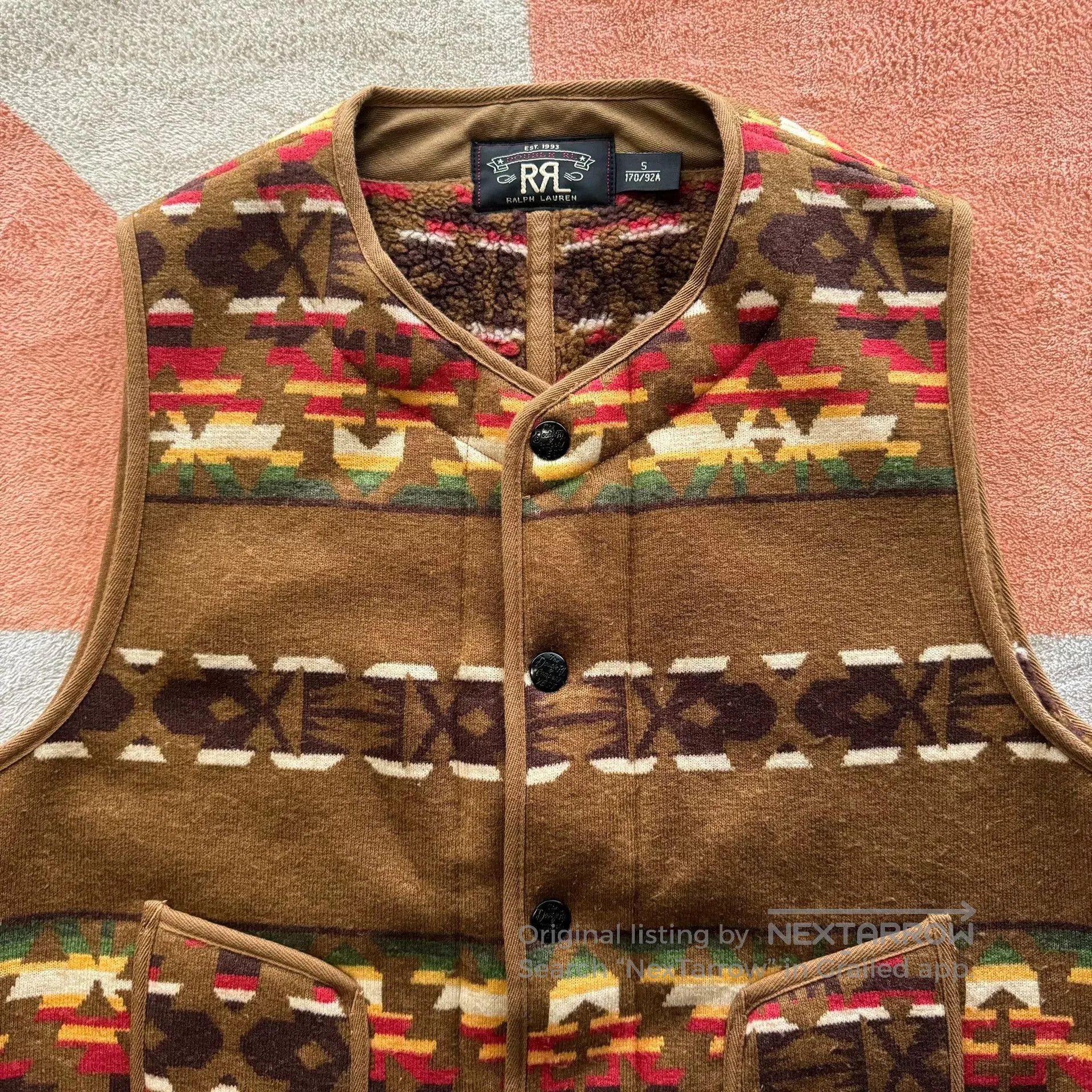 RRL Ralph Lauren Ralph Lauren Double RL Winter Vest. Size US S / EU 44-46 / 1 - 4 Thumbnail
