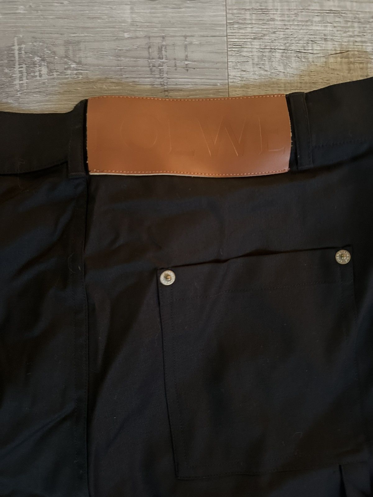Loewe Loewe Black Straight-Leg Trousers Size US 30 / EU 46 - 4 Thumbnail