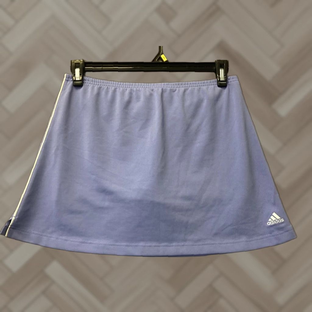Adidas ADIDAS Skort Women Activewear Short Purple Lavender Stretch M Adult Regular Size M Size 32" / US 10 / IT 46 - 1 Thumbnail