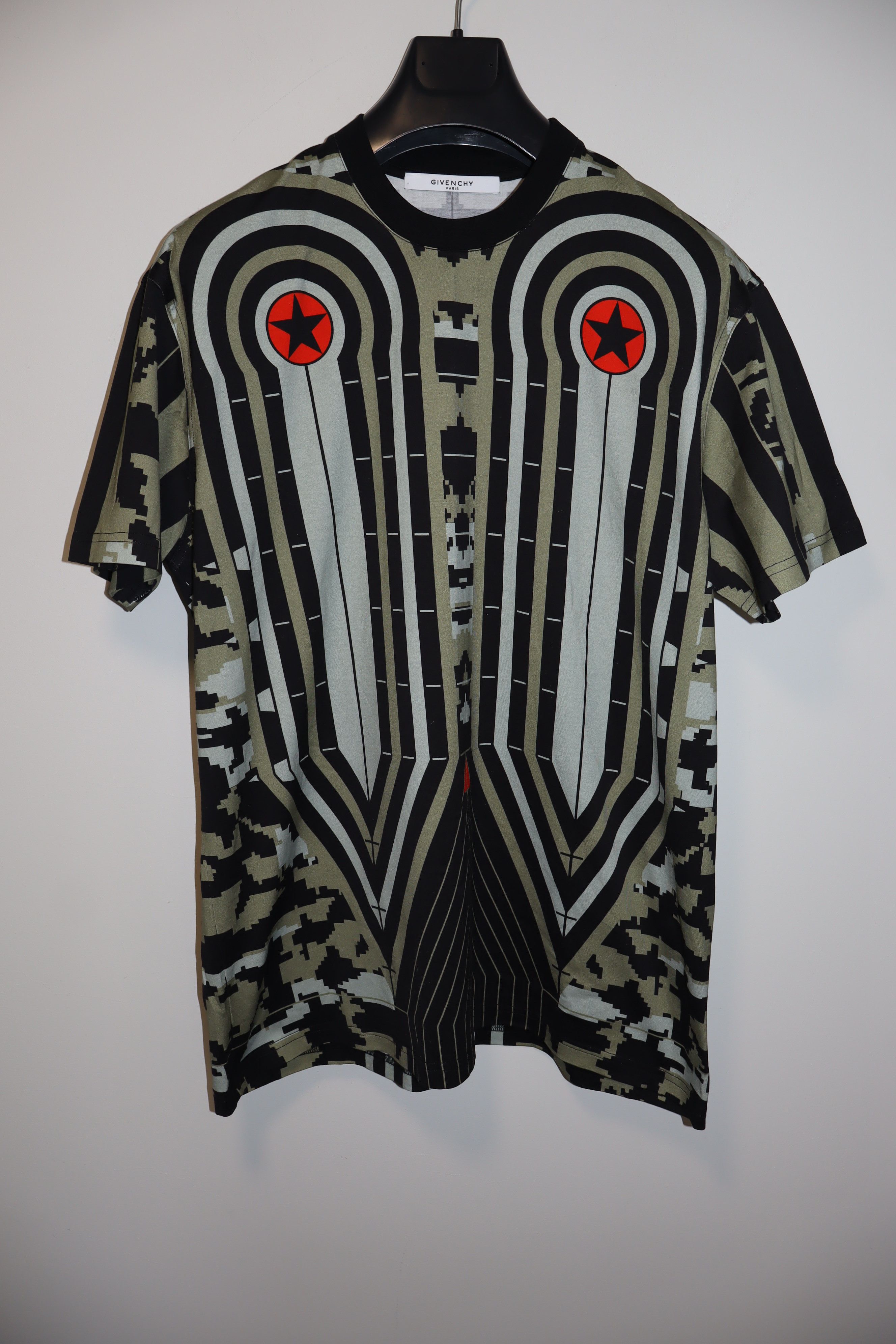 Givenchy Star target camo t-shirt Size US XXS / EU 40 - 1 Thumbnail