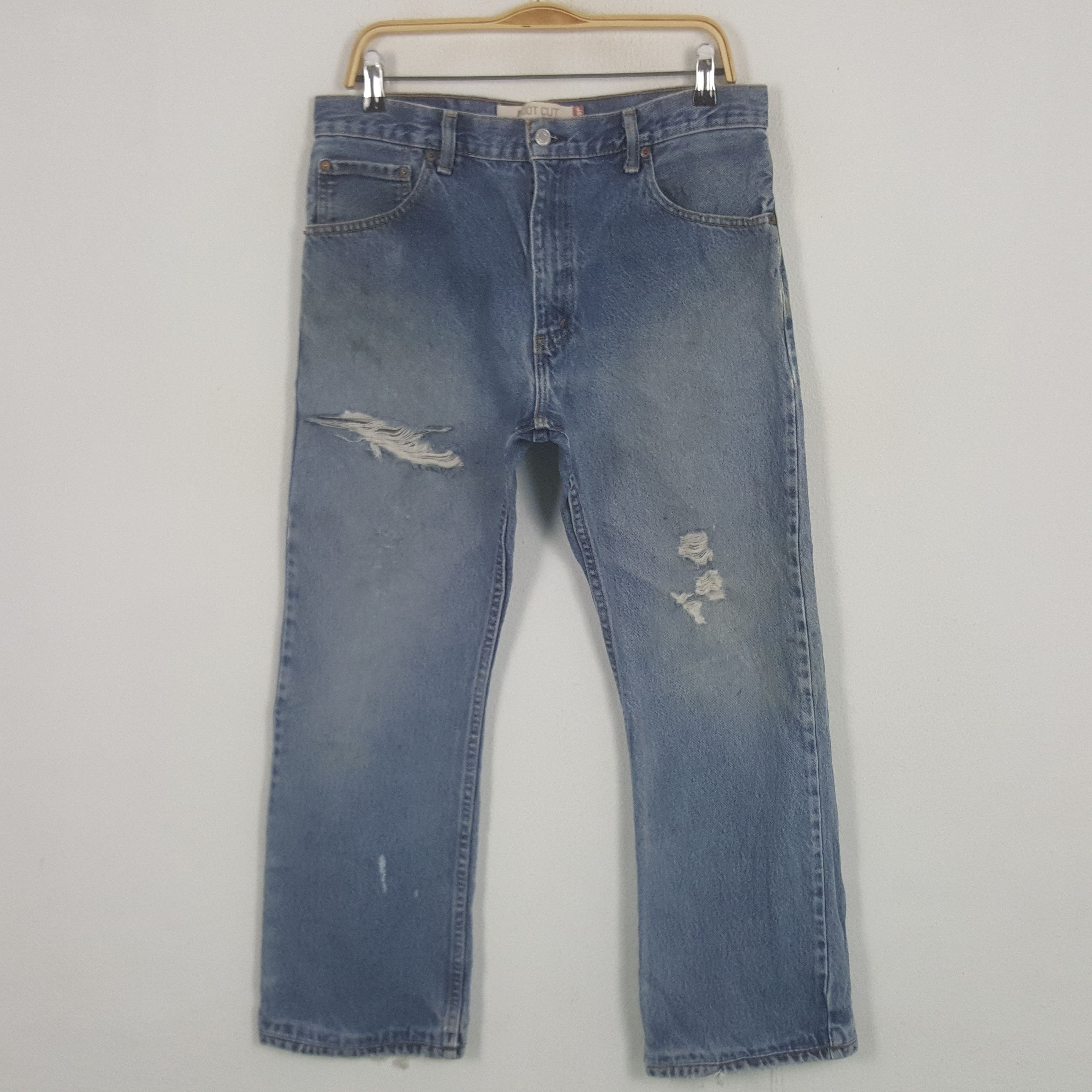 Vintage Levi's 517 Distressed Style Denim Jeans