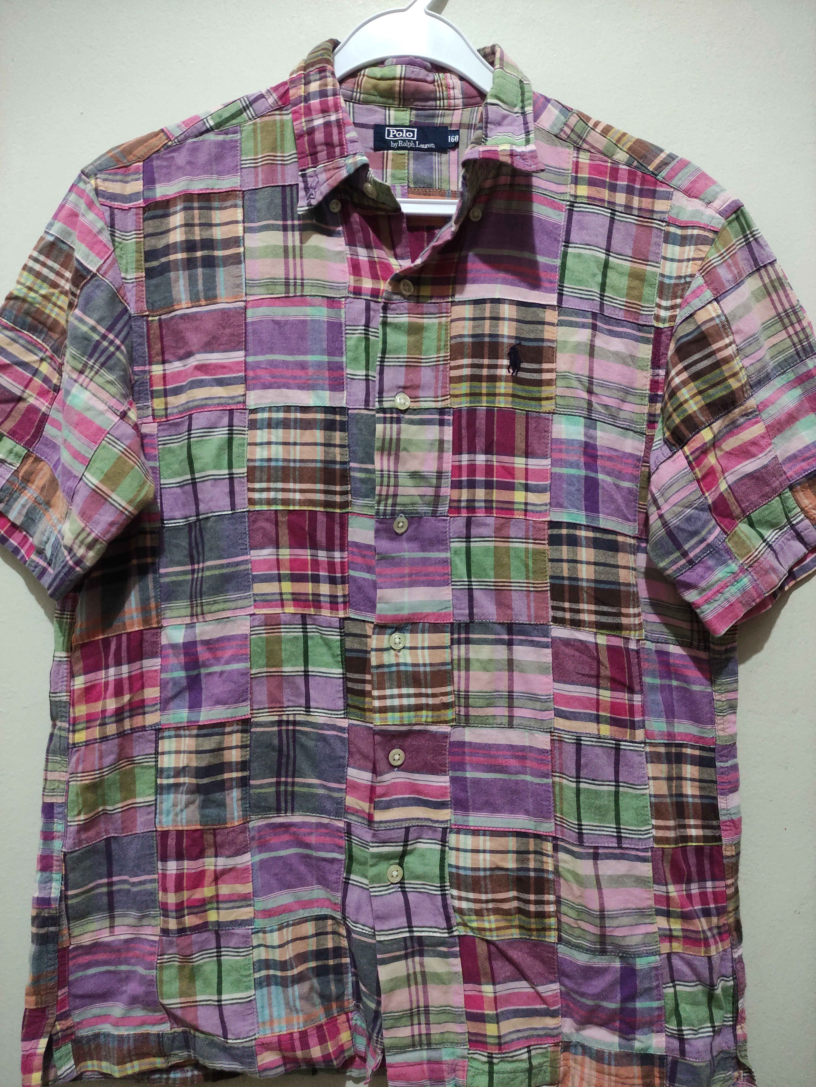 Polo Ralph Lauren Vintage 90s Polo Ralph Lauren Blaire Patchwork Shirt Size US M / EU 48-50 / 2 - 11 Thumbnail